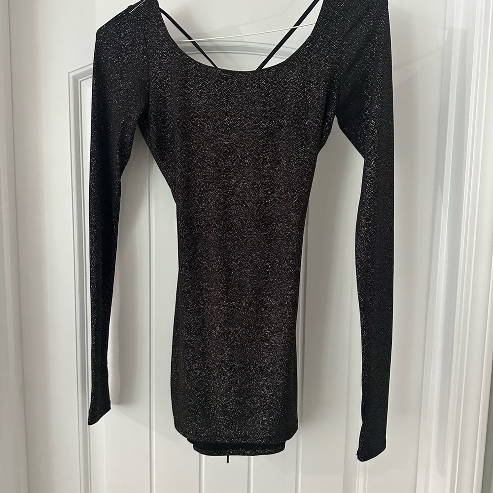 Lucy in the Sky Size 2 Black sparkle dress